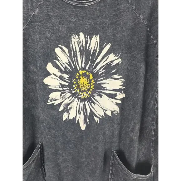 Jess & Jane Daisy Day Top S Womens Mineral Wash Gardening Pockets Lagen Look - Picture 3 of 7